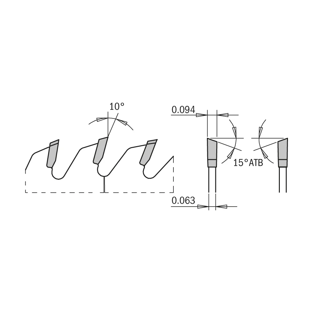 CMT 251.040.08 ITK XTREME 8-1/4-In x 40Teeth Wood Saw Blade For Fine Finish - Image 3