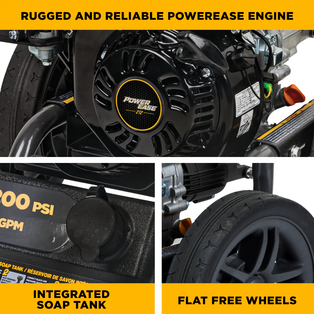 BE BE3475PX 3,400 PSI 2.5 GPM Cold Water Gas Pressure Washer - Image 7