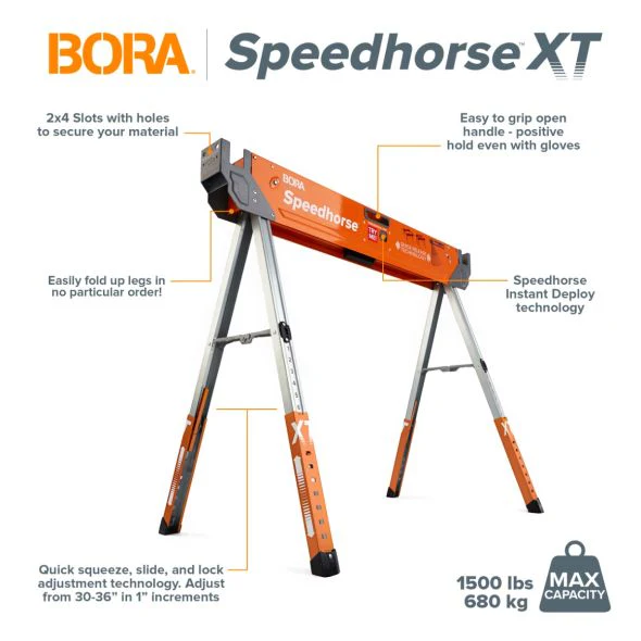 Bora Adjustable Speedhorse XT Workstand - Image 6
