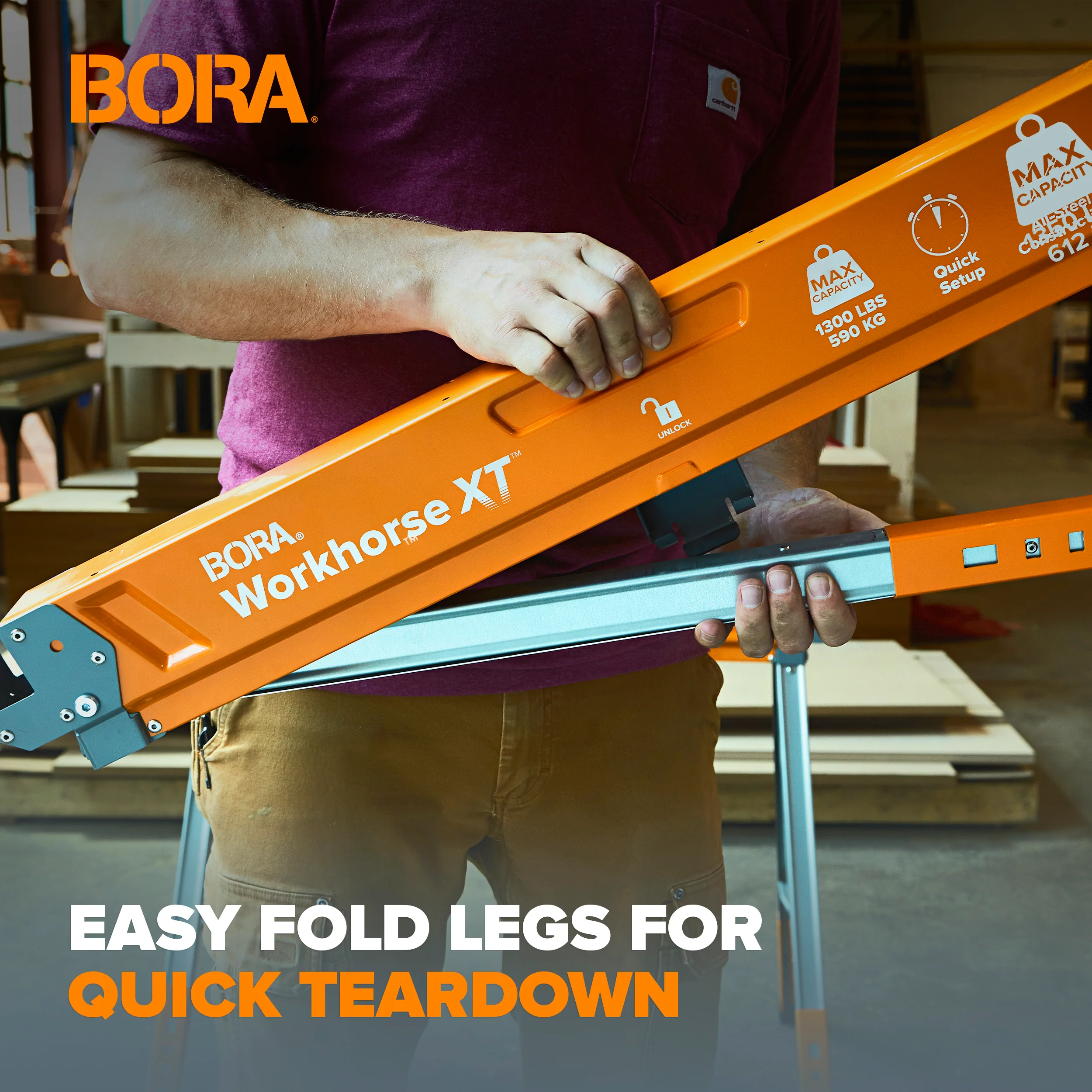 Bora Adjustable Workhorse XT Workstand - Image 14