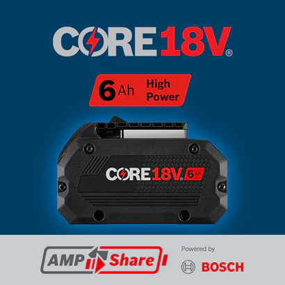 BOSCH GBA18V60 18V CORE18V® Lithium-Ion 6 Ah High Power Battery - Image 6