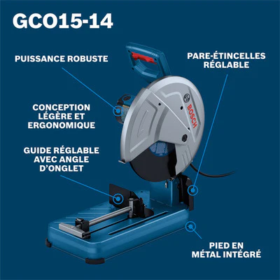 Bosch GCO15-14 15Amp, 14 Inches Metal Cut Off Chop Saw - Image 16