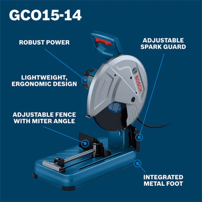 Bosch GCO15-14 15Amp, 14 Inches Metal Cut Off Chop Saw - Image 8