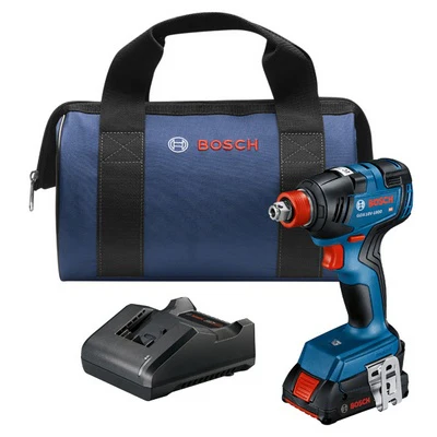 Bosch GDX18V-1800B12 2-in-1 Impact Driver/Wrench Kit (1 x 2.0 Ah)
