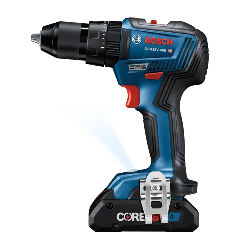 Bosch GXL18V-233B25 Hammer Drill & Impact Driver/Impact Wrench Combo Kit (2 x 4.0 Ah) - Image 4