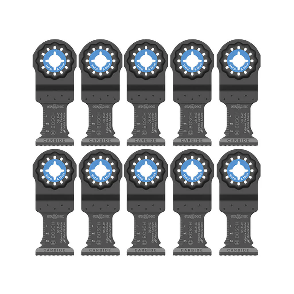 BOSCH OSL114C-10 1-1/4 in. STARLOCK Carbide Tooth Plunge Cut Oscillating Multi-Tool Saw Blade (10-Pack)