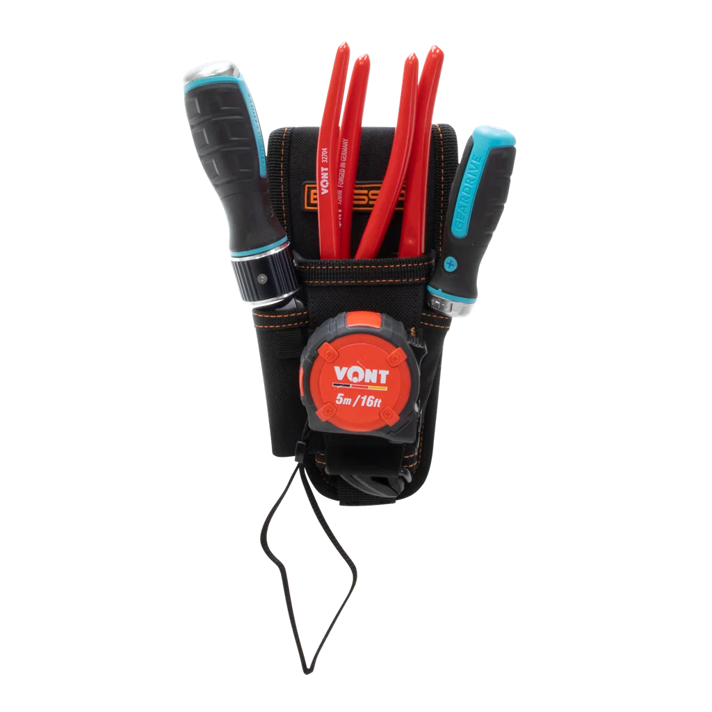 Bossa Heavy Duty Pliers Pouch with Tape Measure Clip - Image 3