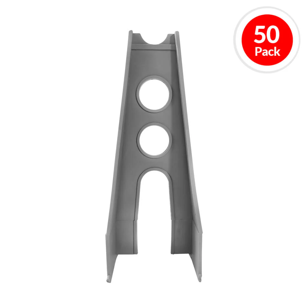 Art Mould 9 in. Plastic Rebar Linden Chair (50-Pack)