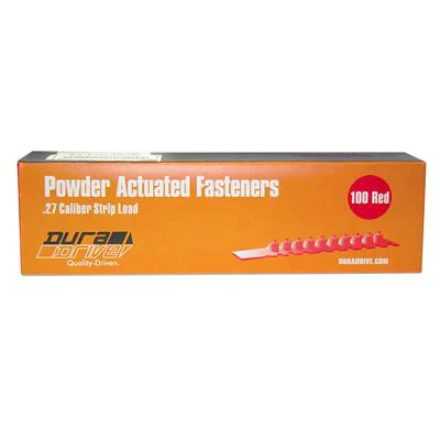 DuraDrive 0.27 Caliber Red 10-Shot Strip Powder Actuated Fastener Loads (100-Pack)