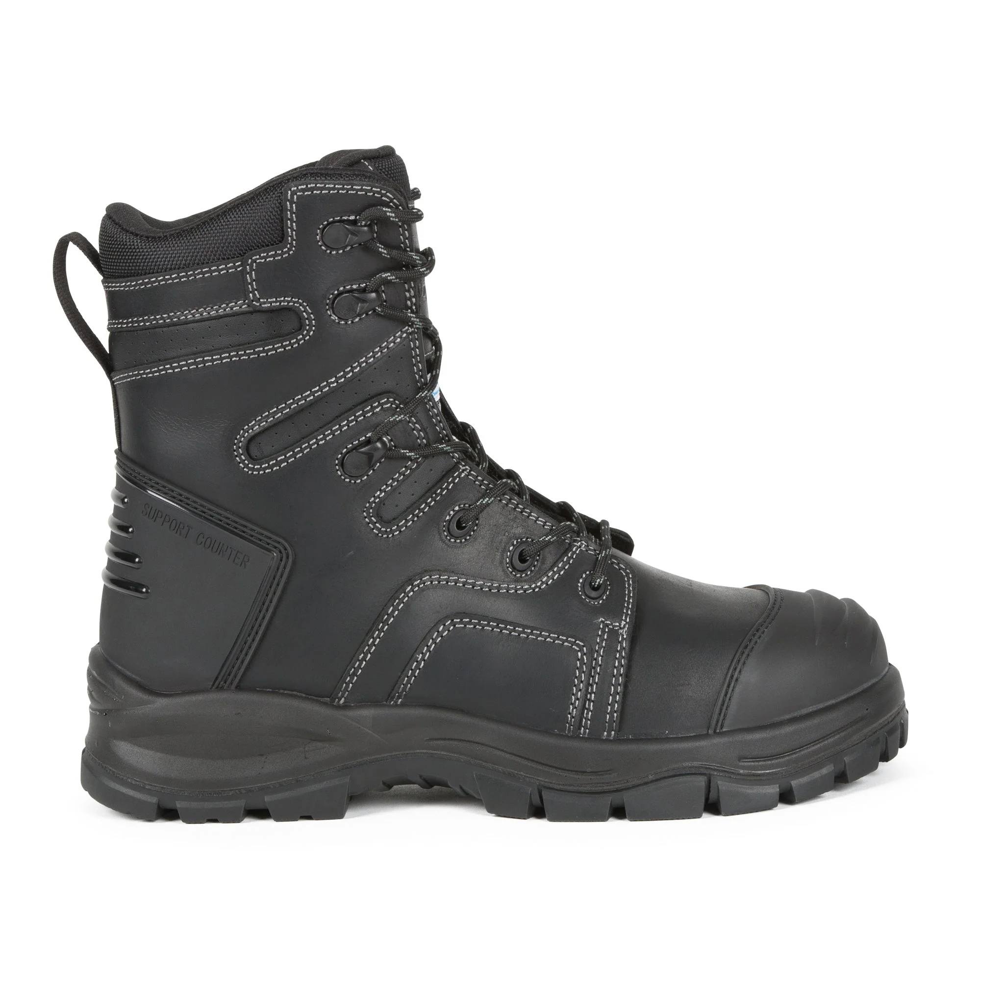 DuraDrive Forge 8in Black Leather Insulated Safety Boots - Image 4