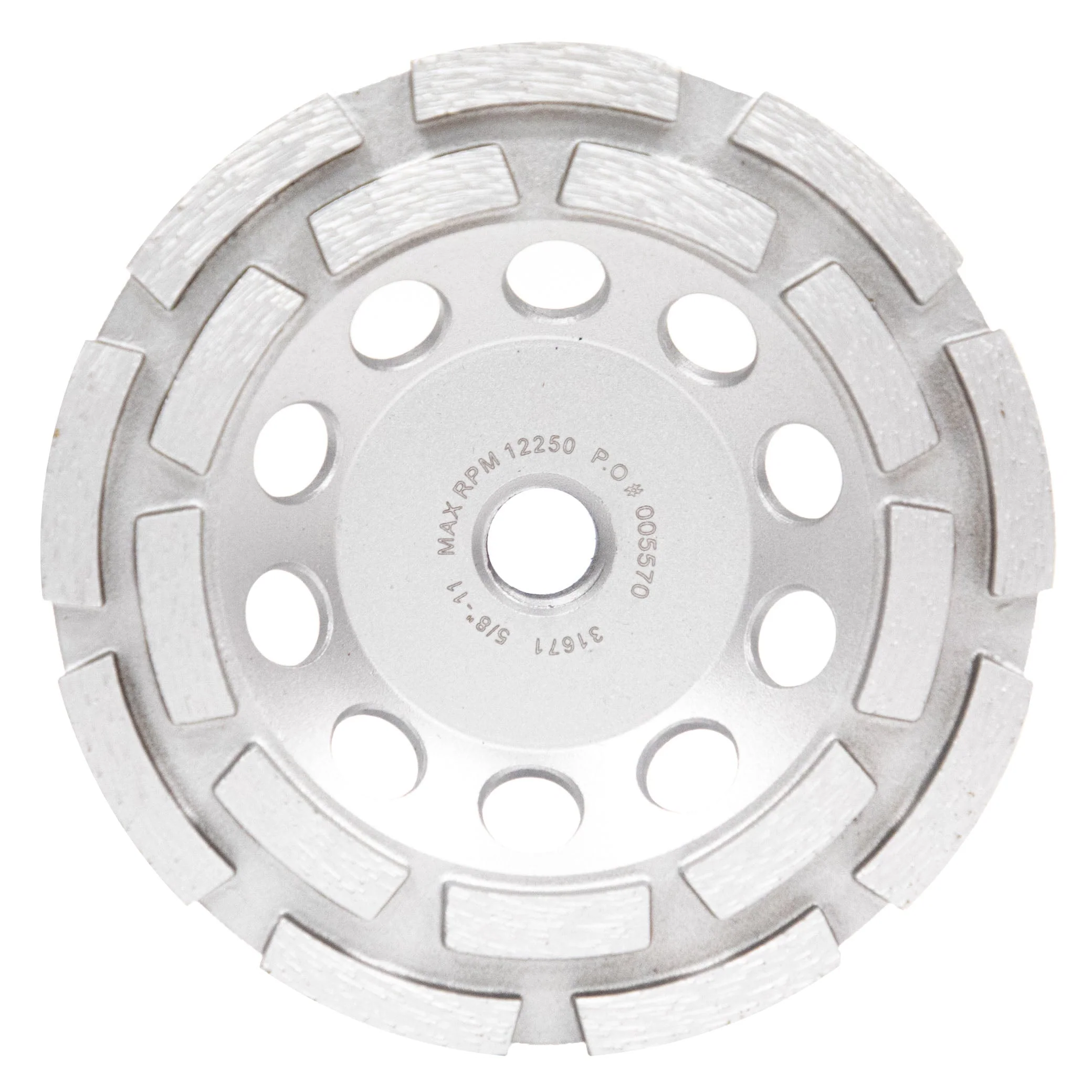 Sabercut 5 in. Double Row Diamond Cup Wheel with Spacer Nut