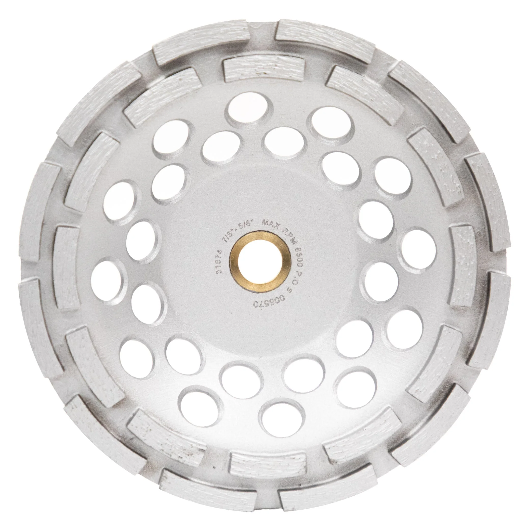 SABERCUT 7 in. Double Row Diamond Cup Wheel