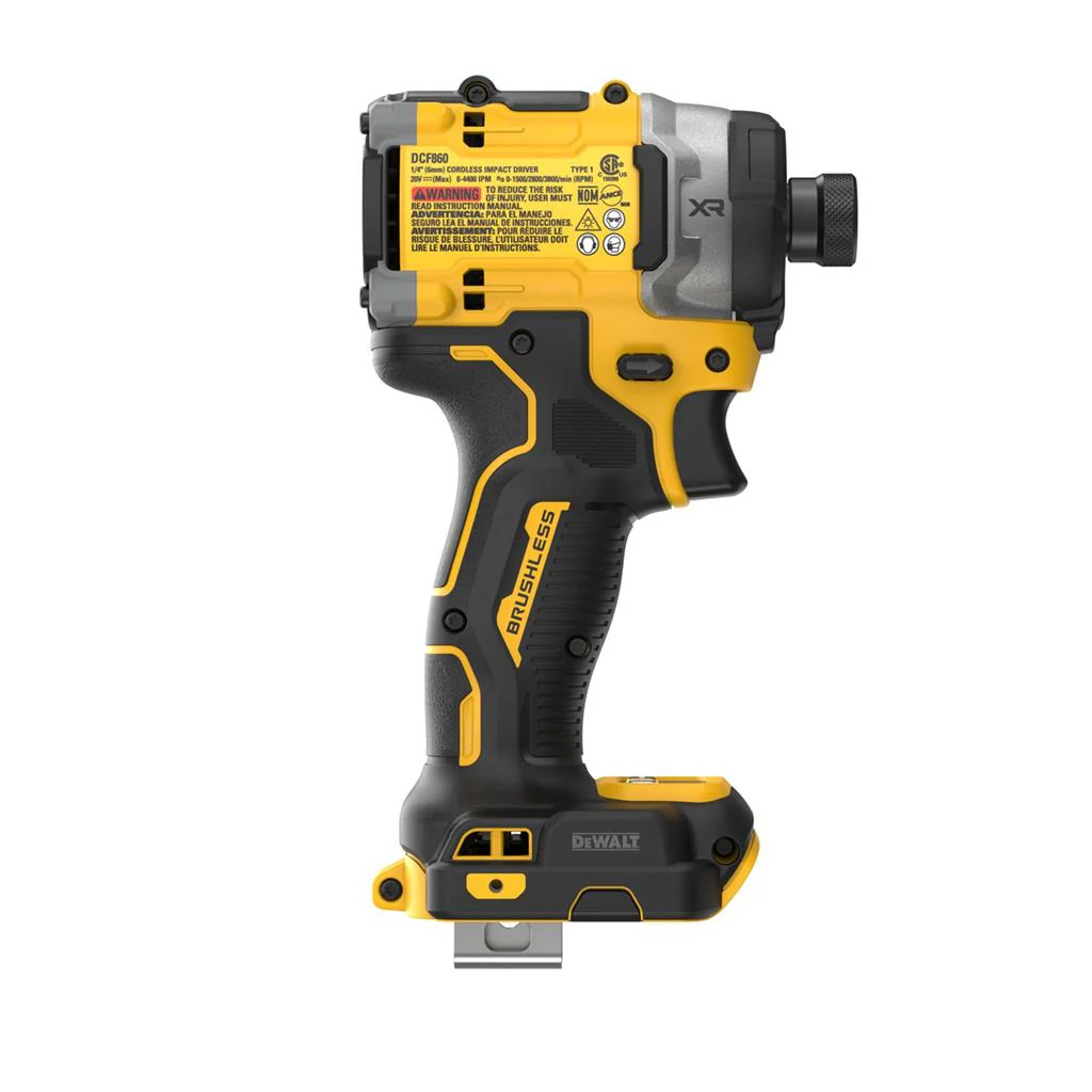 DEWALT DCF860B 20V MAX XR Brushless Cordless 3-speed High Torque 1/4 In. Impact Driver (Tool Only) - Image 2