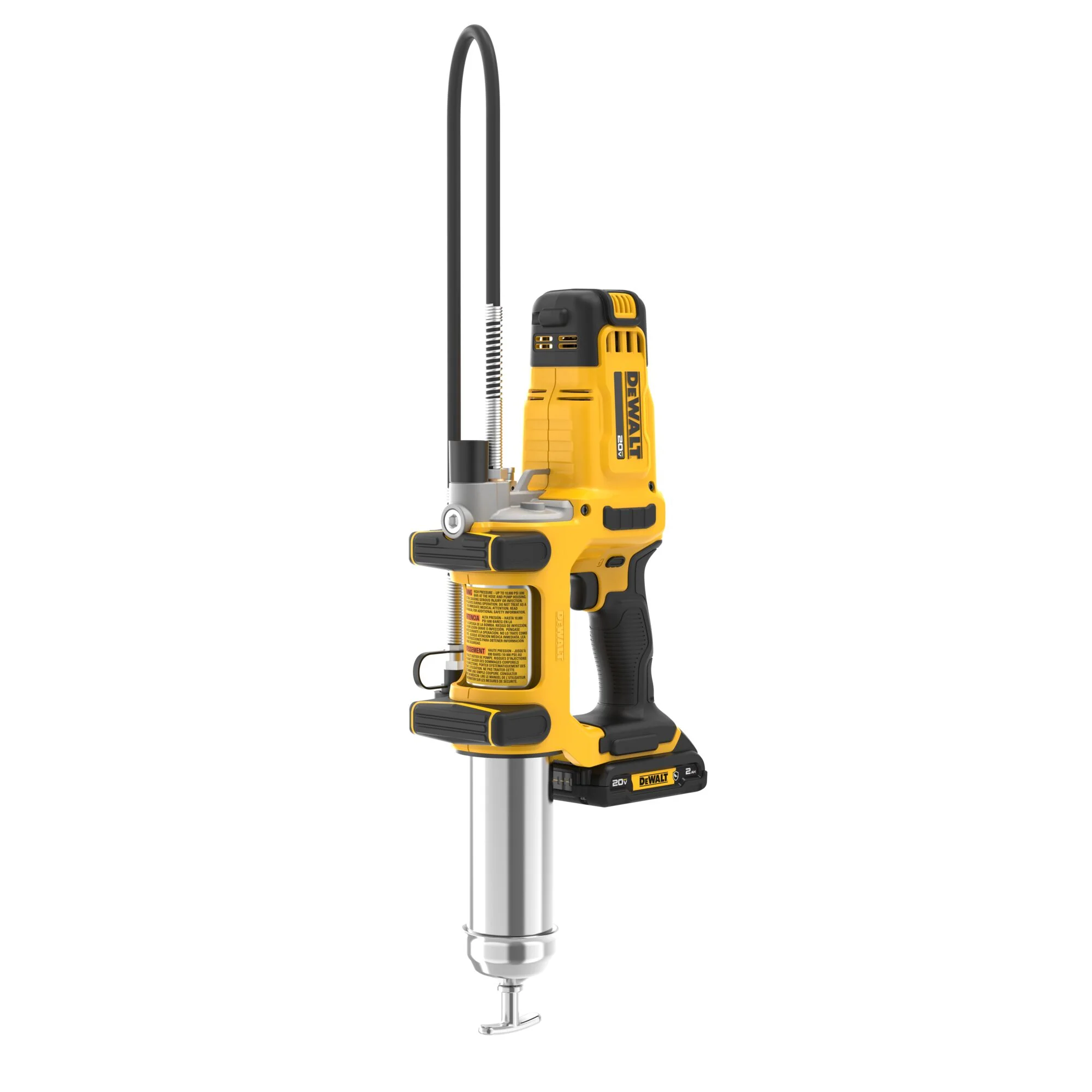 DeWalt DCGG581GD1 20V Gen2 Grease Gun Kit 2.0Ah - Image 2