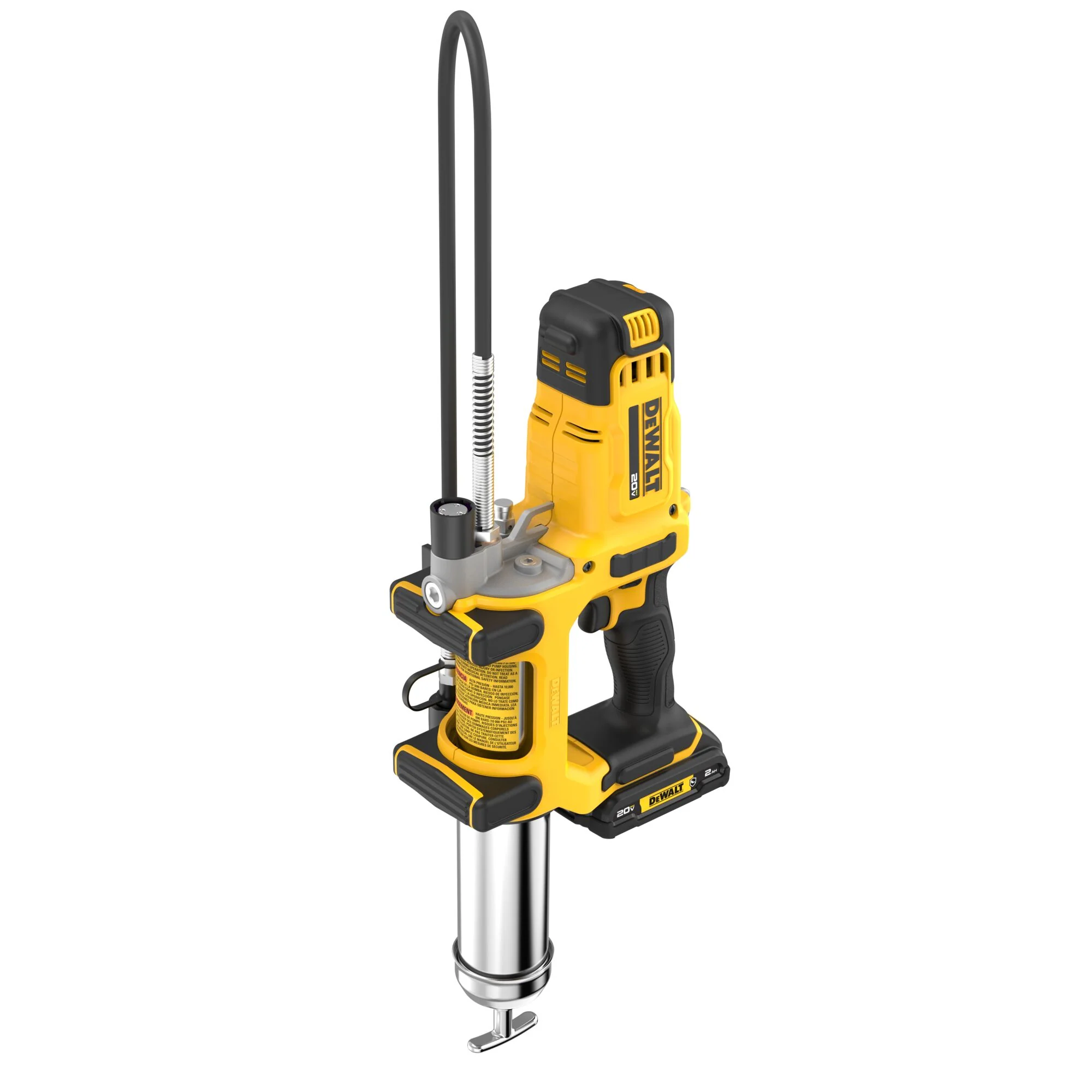 DeWalt DCGG581GD1 20V Gen2 Grease Gun Kit 2.0Ah - Image 4
