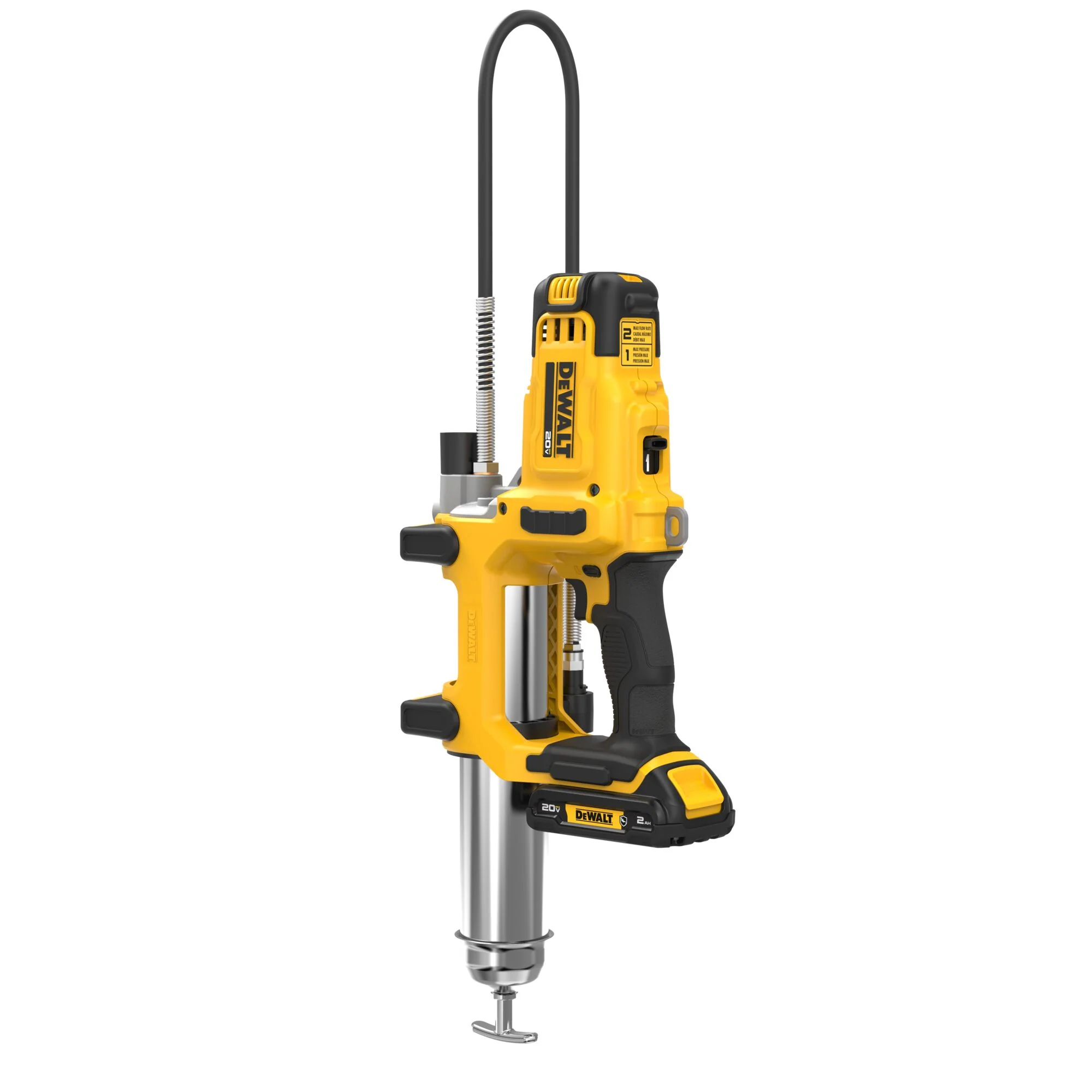 DeWalt DCGG581GD1 20V Gen2 Grease Gun Kit 2.0Ah - Image 6