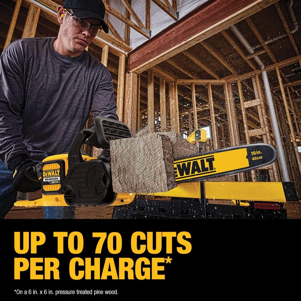 DEWALT DCKO667X1 9 Ah 60 V Lithium-Ion 4-Piece Cordless Chainsaw and Blower Combo Kit - Image 2