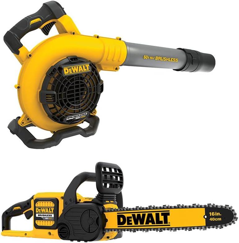DEWALT DCKO667X1 9 Ah 60 V Lithium-Ion 4-Piece Cordless Chainsaw and Blower Combo Kit - Image 6