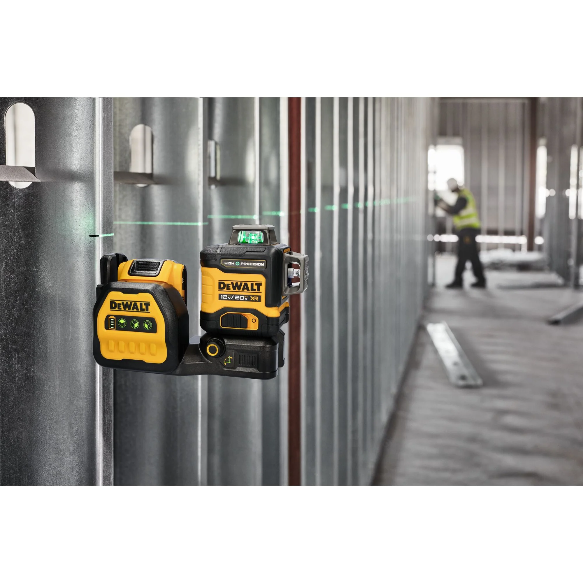 Dewalt DCLE34033D1 12/20V 3X360 Green Line Laser Kit 2.05AH - Image 5