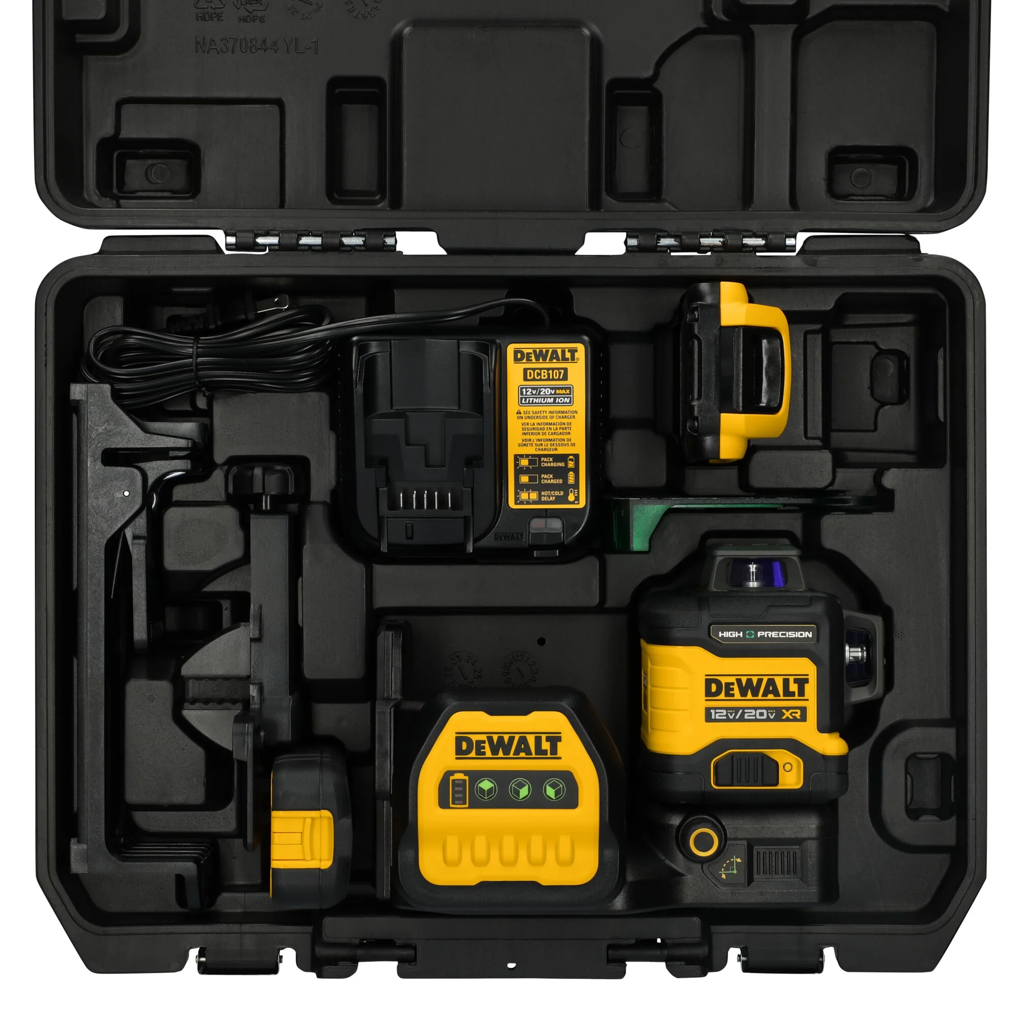 Dewalt DCLE34033D1 12/20V 3X360 Green Line Laser Kit 2.05AH - Image 8