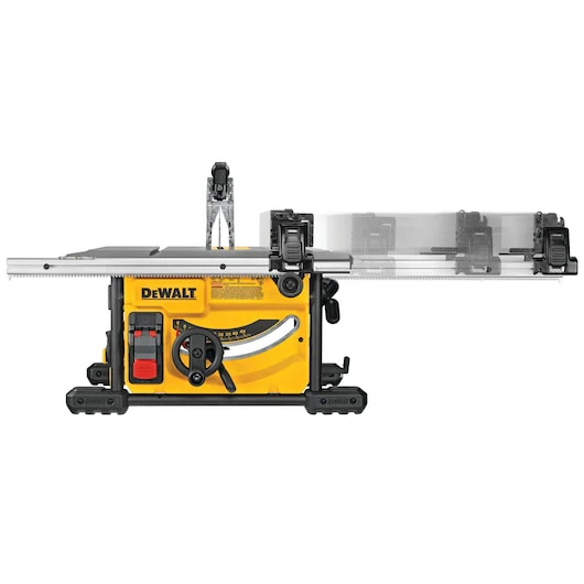 DEWALT DWE7485WS Corded 8-1/4 in. Table Saw with Stand and Blade - Image 6