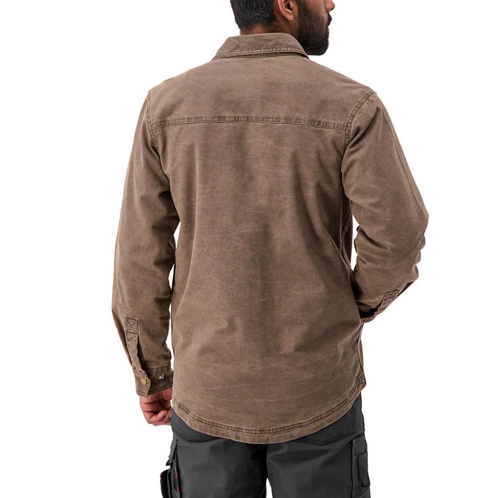 DuraDrive Soni Vintage Shirt Jacket Brown - Image 3