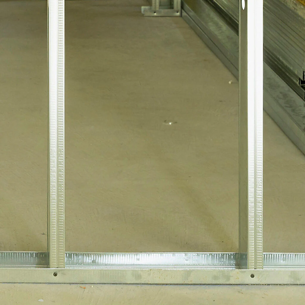 DuraDrive 2-1/2 in. x 10 ft. 25-Gauge Metal Framing Track - Image 2