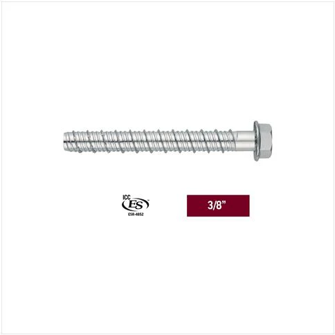 DuraDrive 3/8" x 1-3/4" Threaded Concrete Screw Anchor (50-Pack)