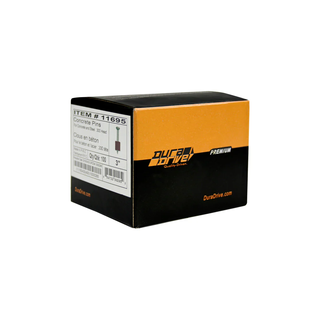 DuraDrive 3 in x 0.3 in Bright Flat Head Fluted Drive Pins - Image 3