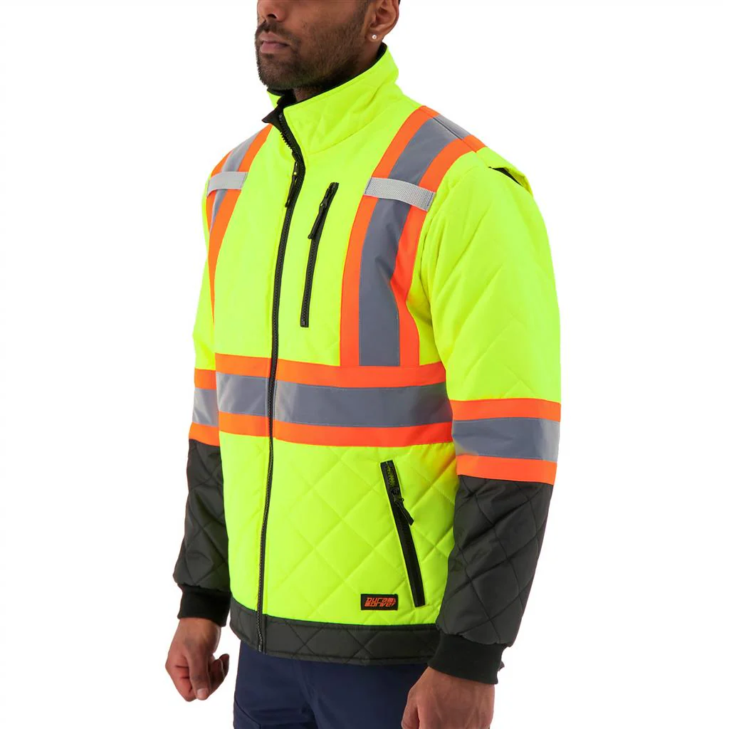 DURADRIVE 31033 HI-VIS LINED FREEZER JACKET - YELLOW - Image 2