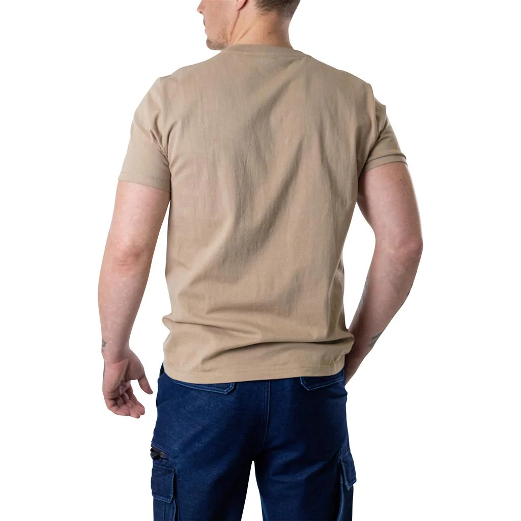 DuraDrive 3D Diamond Print 100% Cotton Crew Neck T-Shirt - Image 5