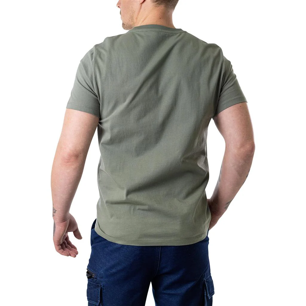 DuraDrive 3D Diamond Print 100% Cotton Crew Neck T-Shirt - Image 6