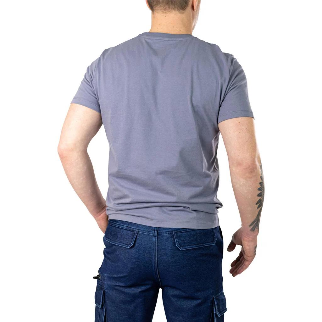 DuraDrive 3D Diamond Print 100% Cotton Crew Neck T-Shirt - Image 9