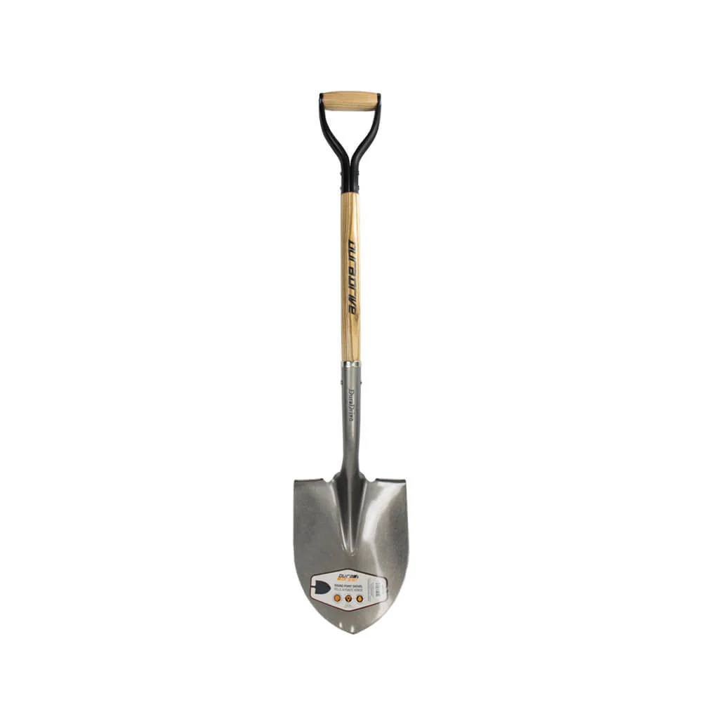 DuraDrive 40" Ash Wood D-Handle Round Point Shovel