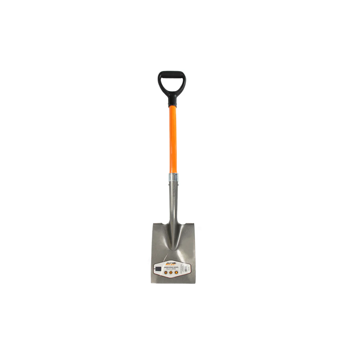 DuraDrive 41" Fiberglass D-Handle Garden Spade Shovel