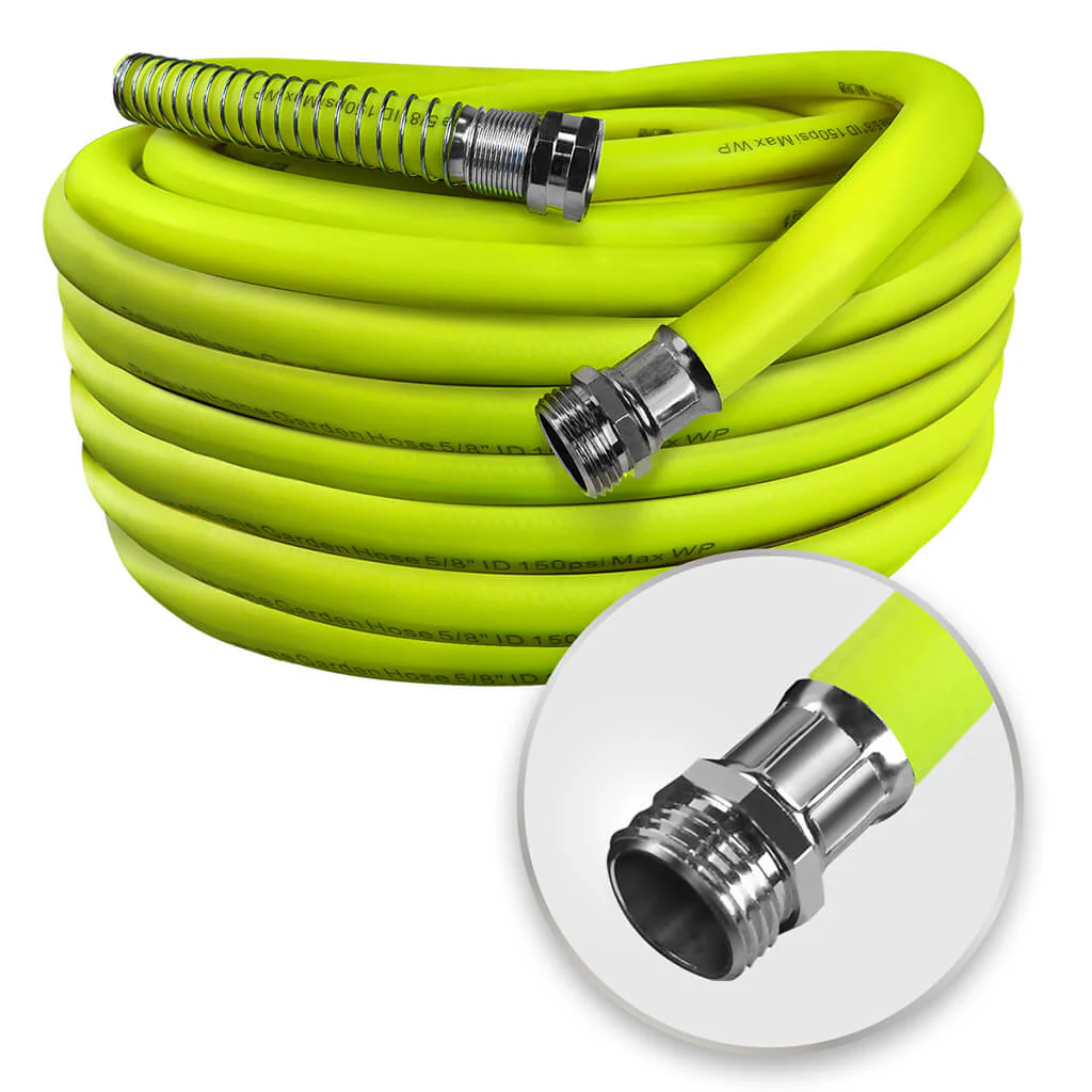 DuraDrive 5/8 in. x 100 ft. Lime Hybrid Polyurethane Garden Hose - Image 3