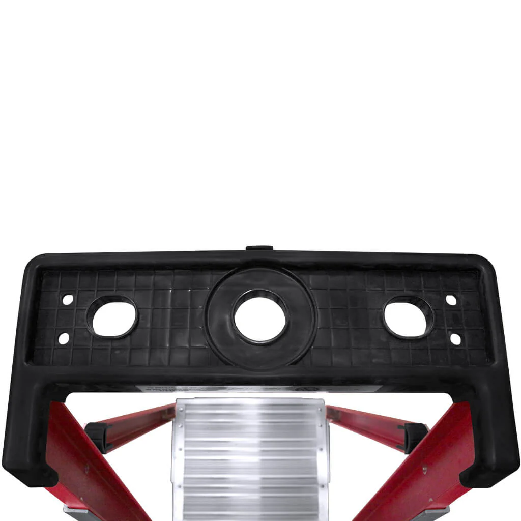 DuraDrive 5' Fiberglass Platform Ladder, 300 Lbs. Grade 1A - Image 3
