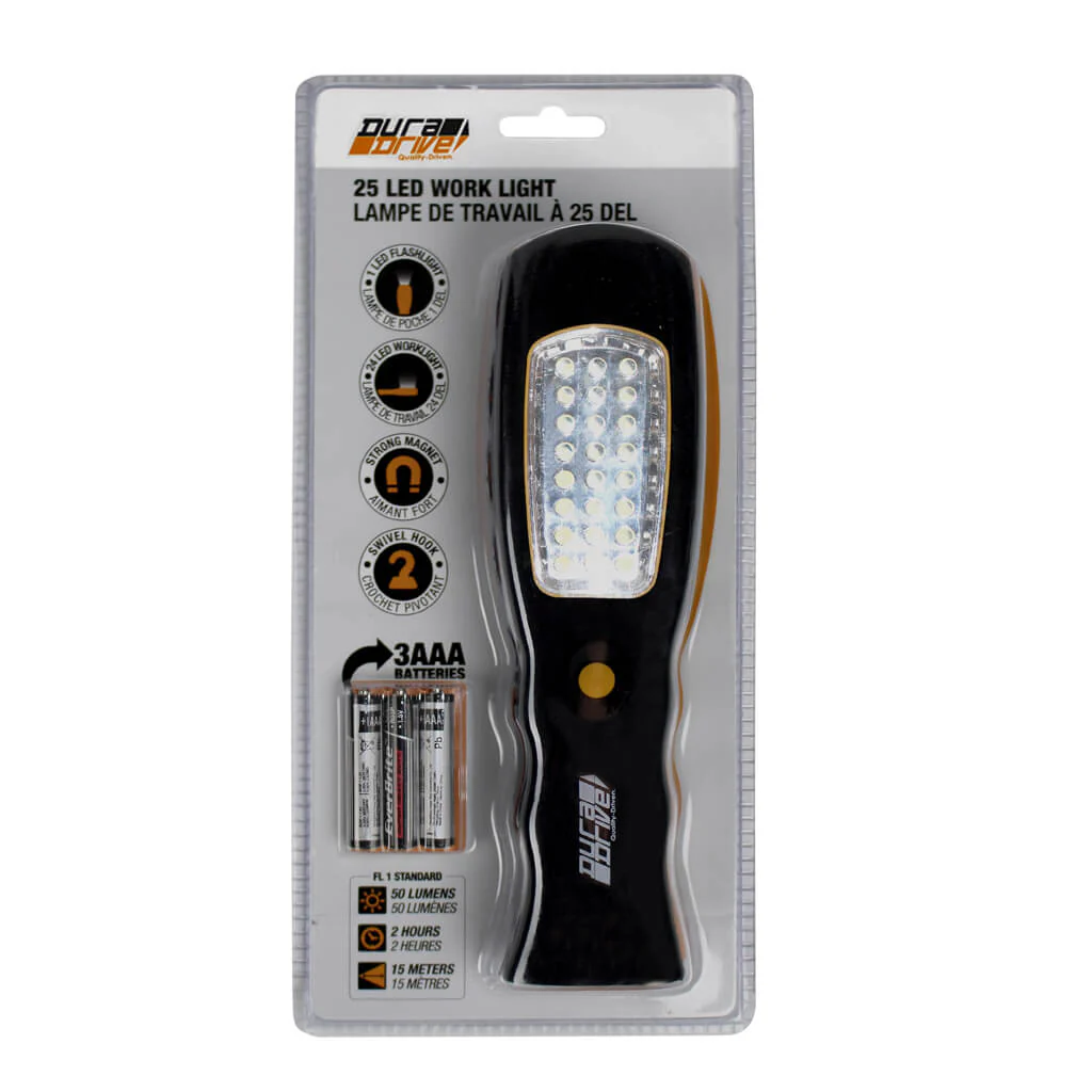 DuraDrive Work Light With Hook, 50 Lumens - Image 5
