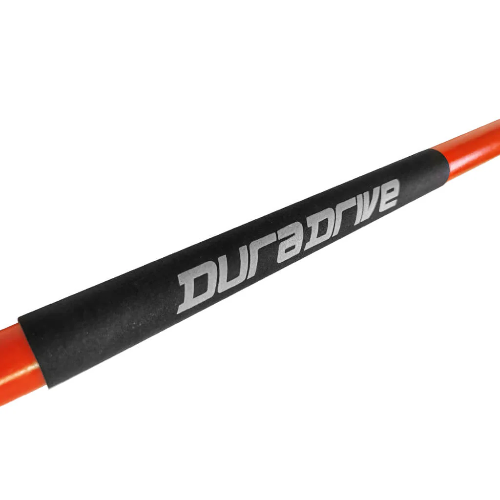 DuraDrive 24" 24-Tine Fiberglass Handle Springback Metal Lawn Rake - Image 3