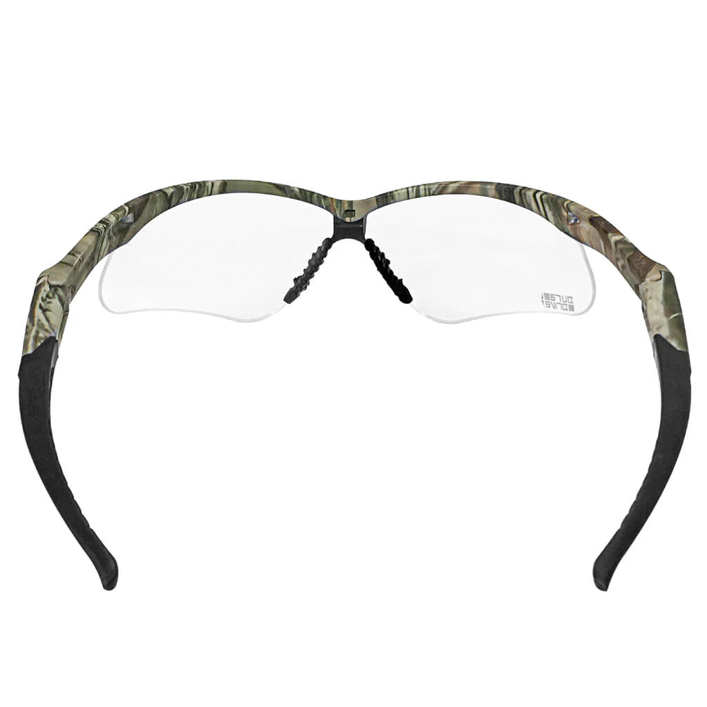 DuraDrive A07-25C Clear Lens Military Camo Colour Frame Anti-Scratch Nemesis Safety Glasses - Image 3
