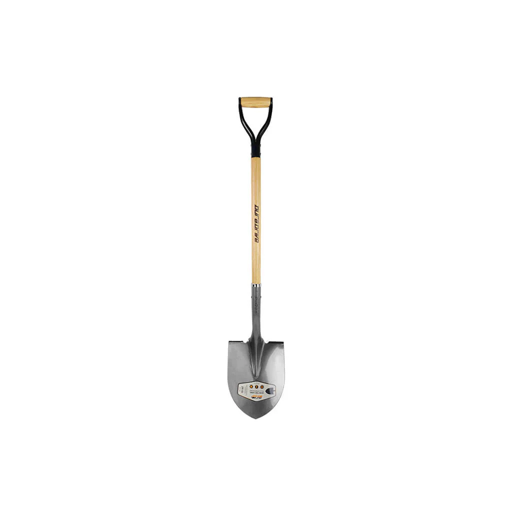 DuraDrive 35" Ash Wood D-Handle Round Point Shovel