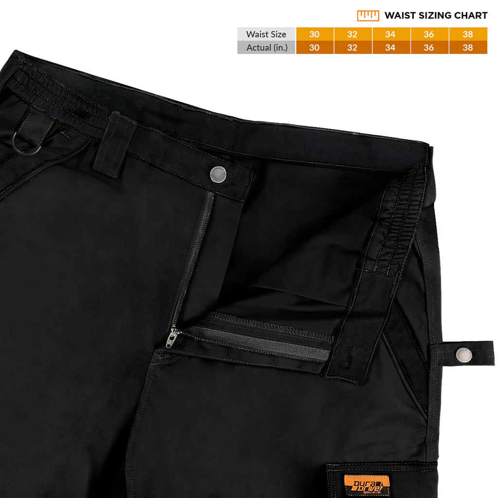 DuraDrive Black Two Tone Tradesman Work Pant - Image 6