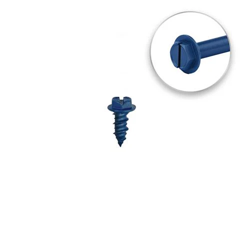 DuraDrive 1/4 in. x 1-1/4 in. Hex Head Slot Drive Concrete Screws (3,500 Per Box)