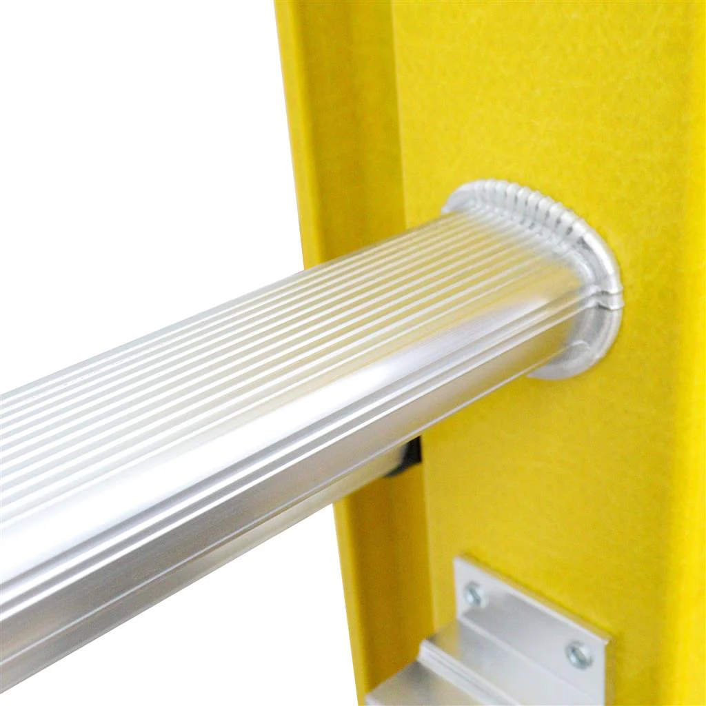 DuraDrive 28' Fiberglass Extension Ladder, 300 Lbs. Grade 1A - Image 4