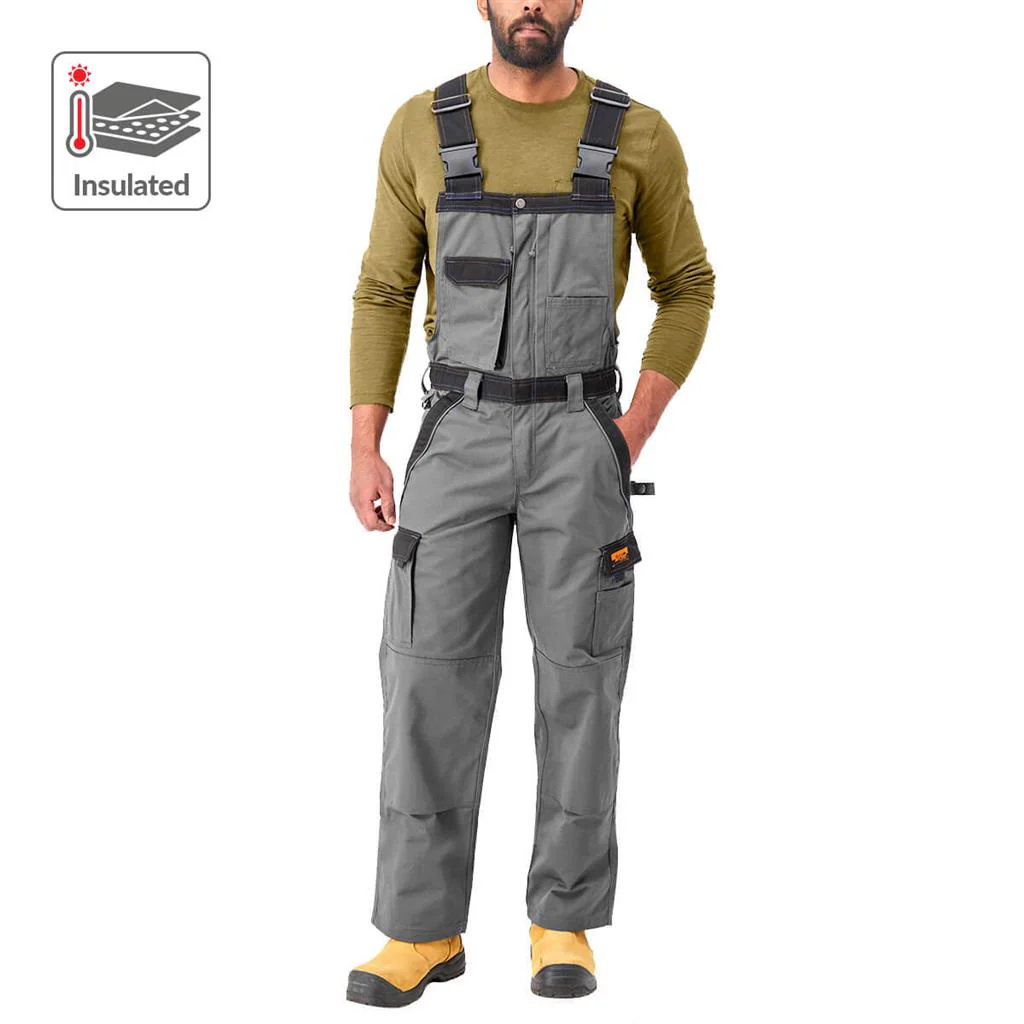 DuraDrive Grey Tradesman Two Tone Insulated Overall