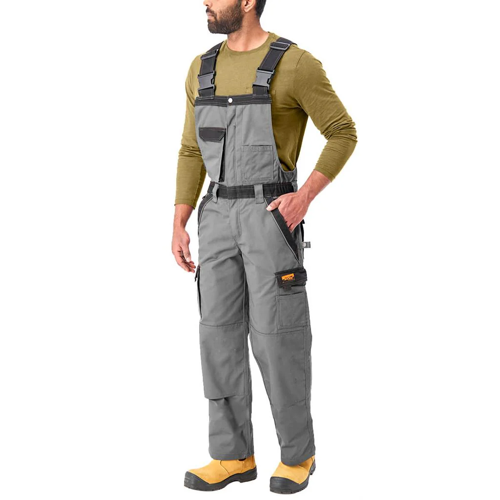 DuraDrive Grey Tradesman Two Tone Insulated Overall - Image 2