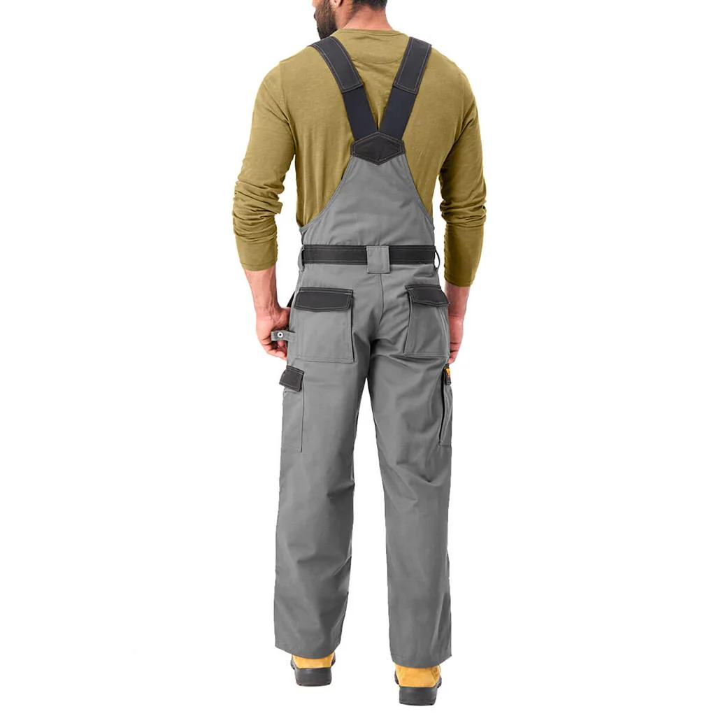 DuraDrive Men's 65% Polyester/35% Cotton Twill Two-Tone Tradesman Safety Overall - Image 3