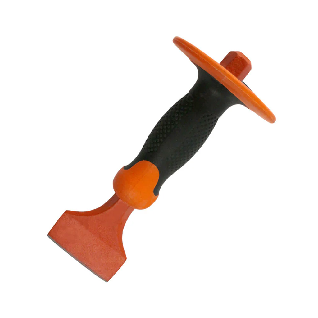 DuraDrive 2-3/4 in. x 9 in. Electrician Floor Chisel With Hand Guard