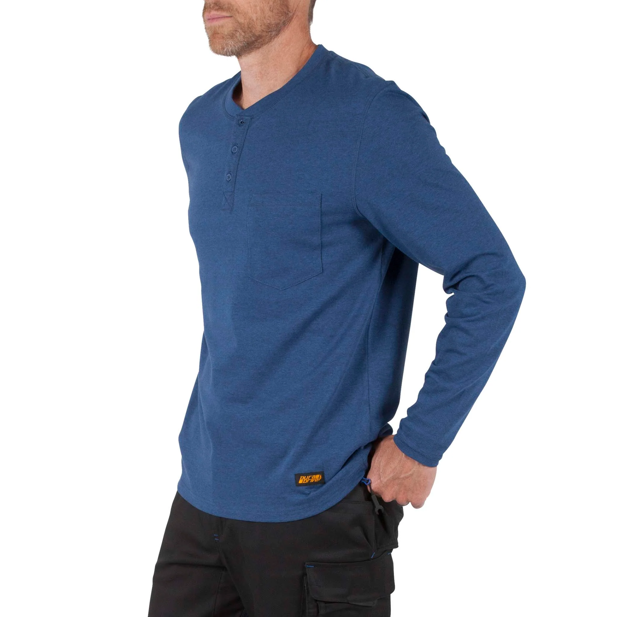 DuraDrive Henley Shirt With Chest Pocket - Image 4