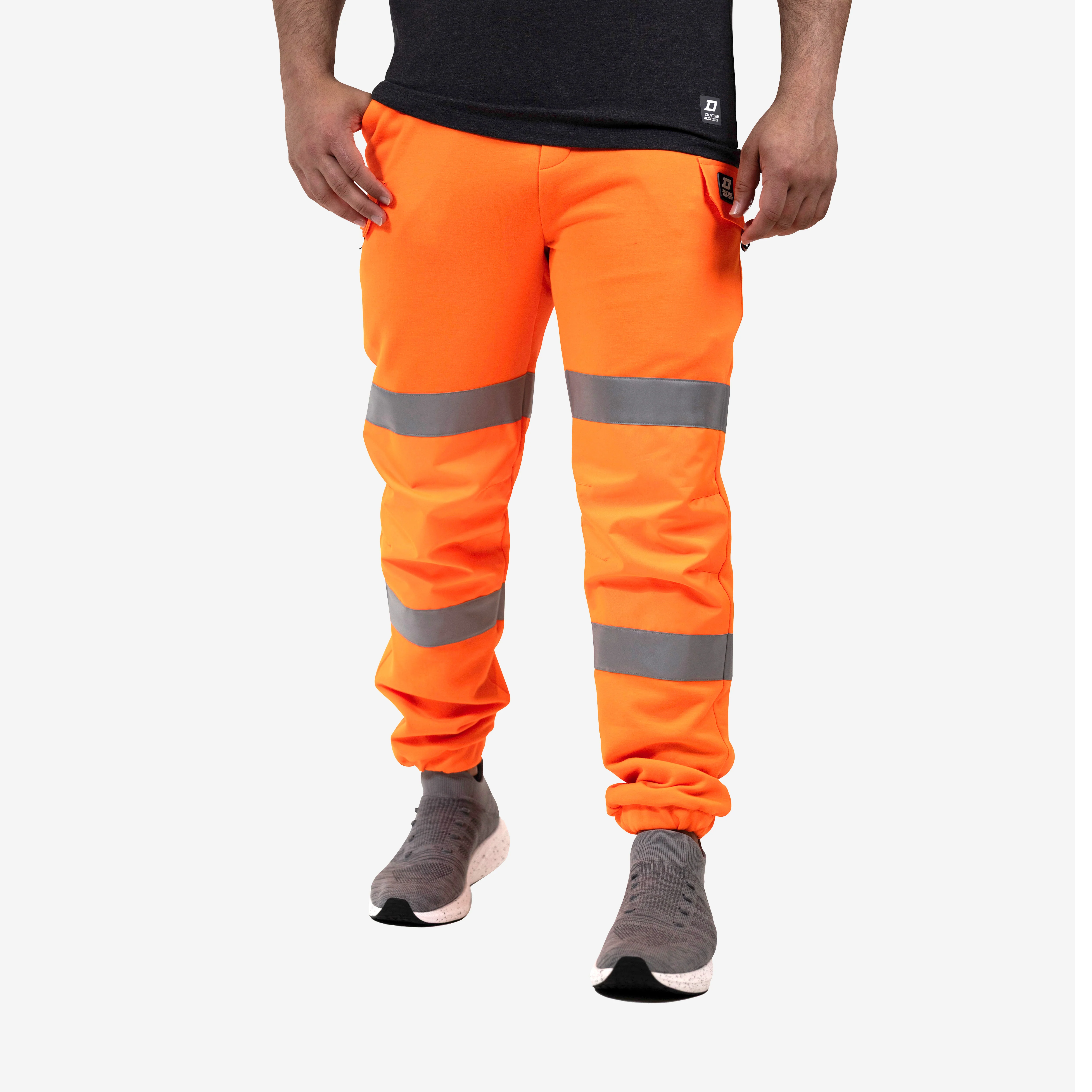 DuraDrive Hi-Vis Fleece Cargo Jogger Sweatpants